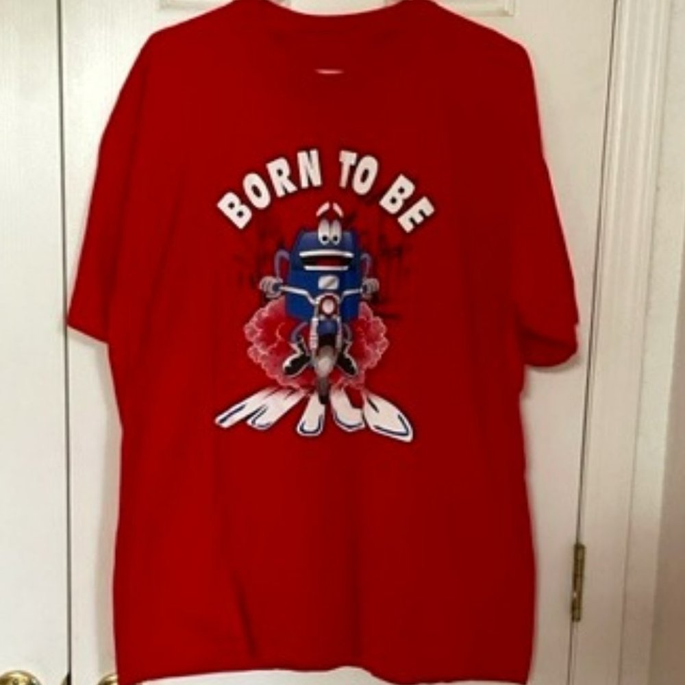 Born to be Wild Red Tee - USPS Mailbox
